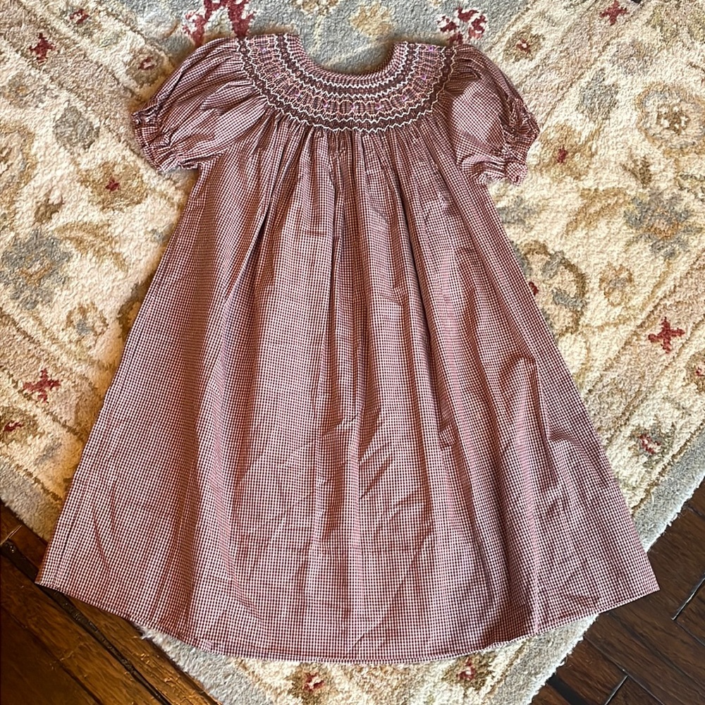 Rosalina smocked dress size 4T. Perfect colors for fall! Excellent condition!